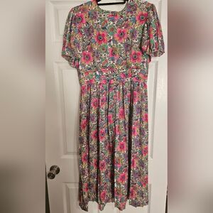 Maggy Boutique Vintage Midi Dress Size L